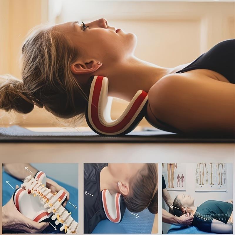 Neck Traction Pillow - 1Pc Neck Stretcher Orthopedic Traction Pillow