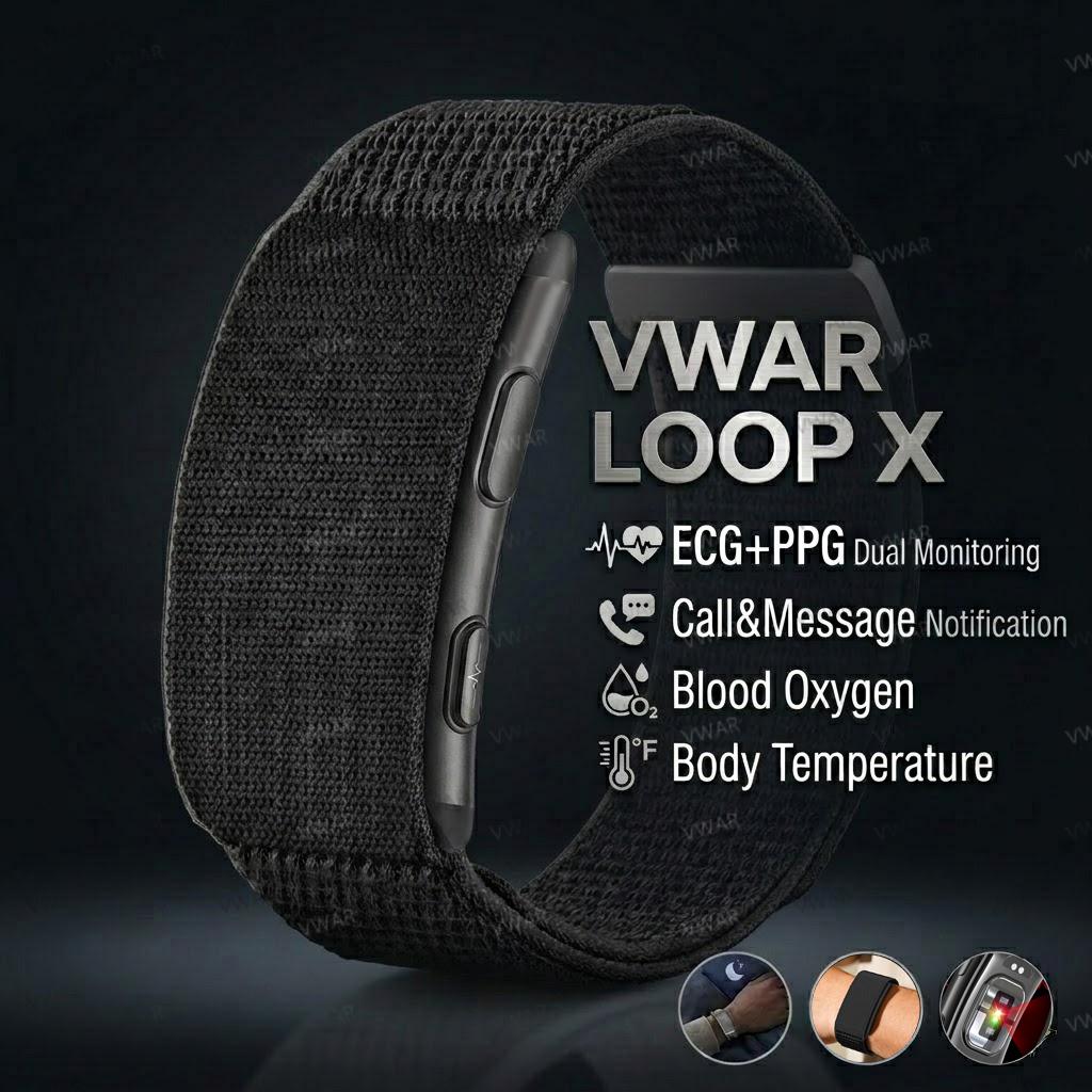 Xbody Health & Wellness Wayne Nj - VWAR LOOP X ECG Smart Bracelet