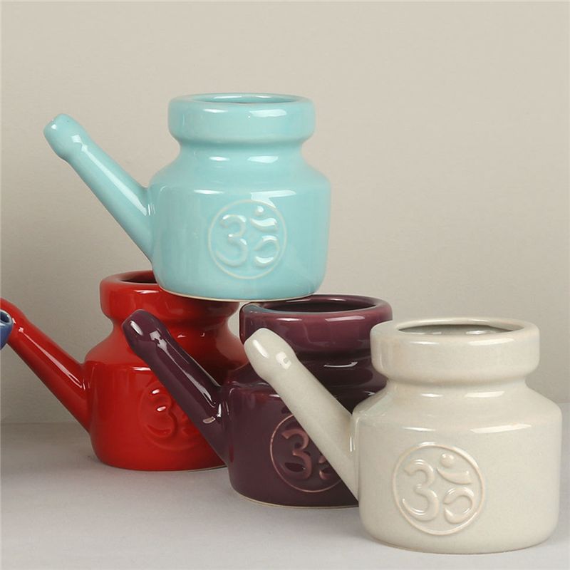 【STOCK】350Ml Ceramic Neti Pot  - Neti Pot Nasal Rinse review and price