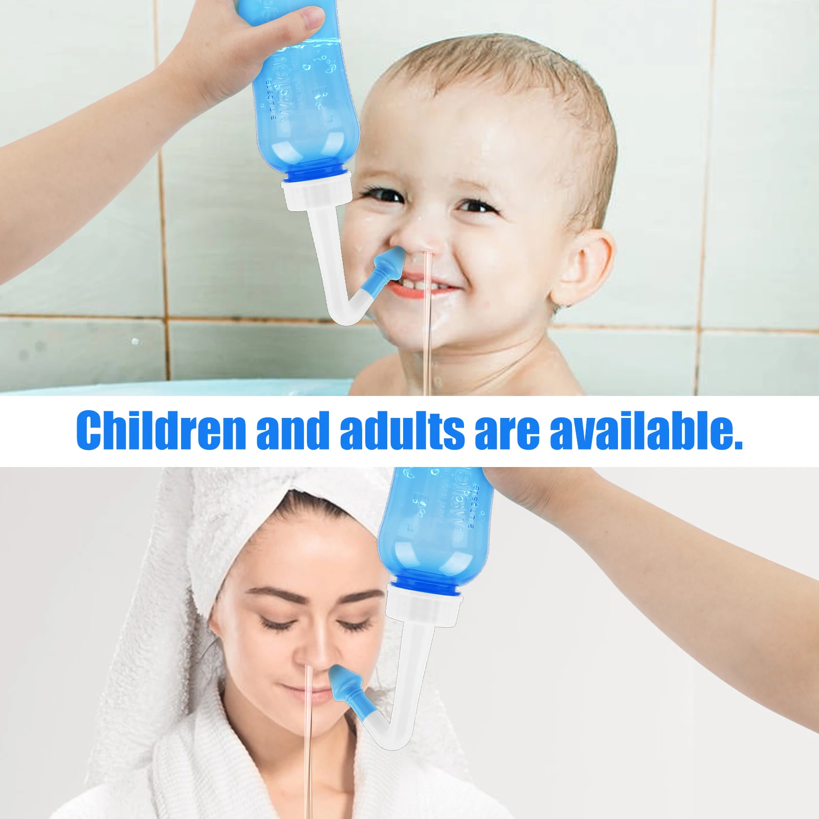300/500ML Nose Wash Cleaner Na - Neti Pot Nasal Rinse review and price