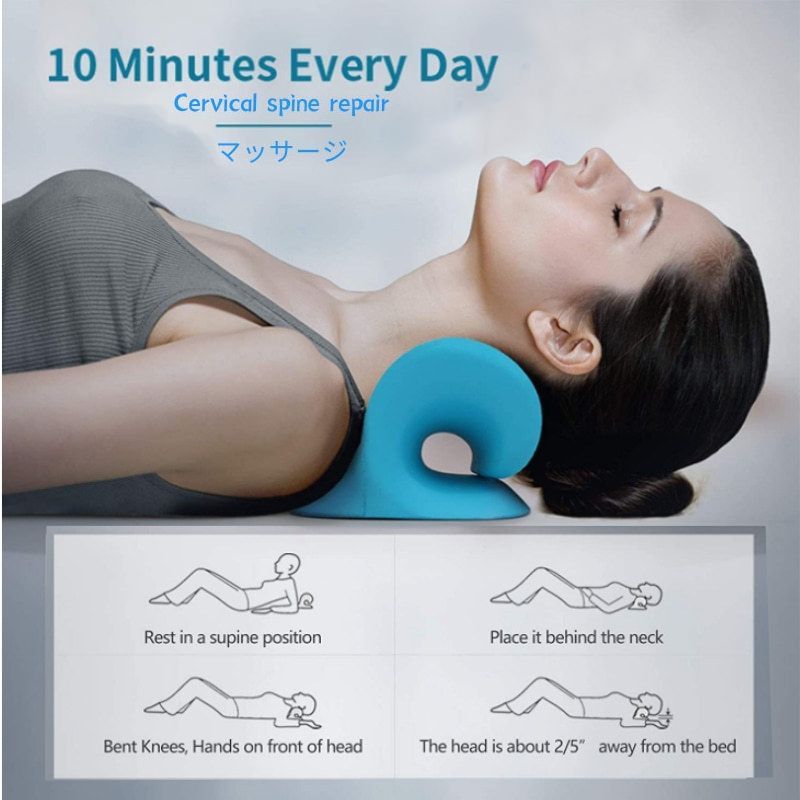 Neck Shoulder Stretcher Relaxe - Neck Traction Pillow review and price