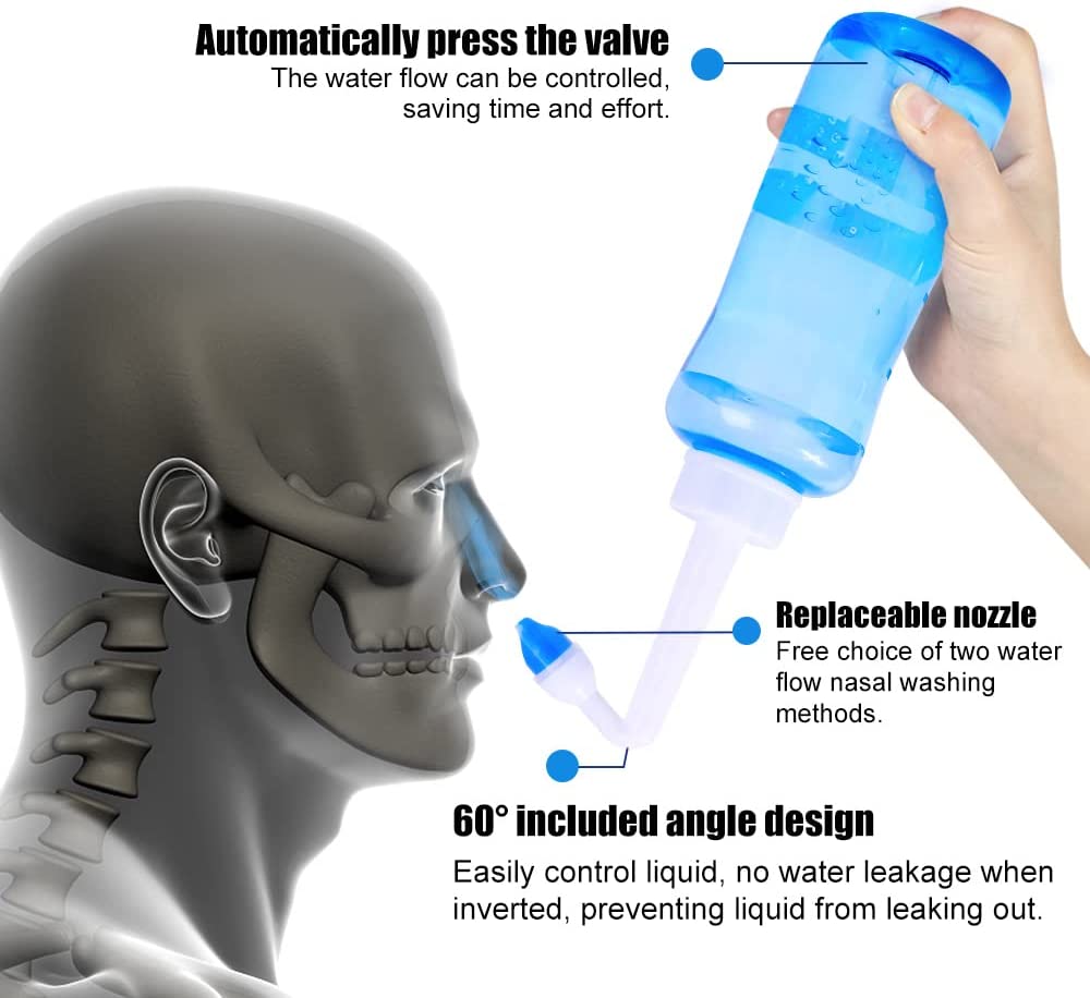 300ML Nose Wash Cleaner Nasal  - Neti Pot Nasal Rinse review and price
