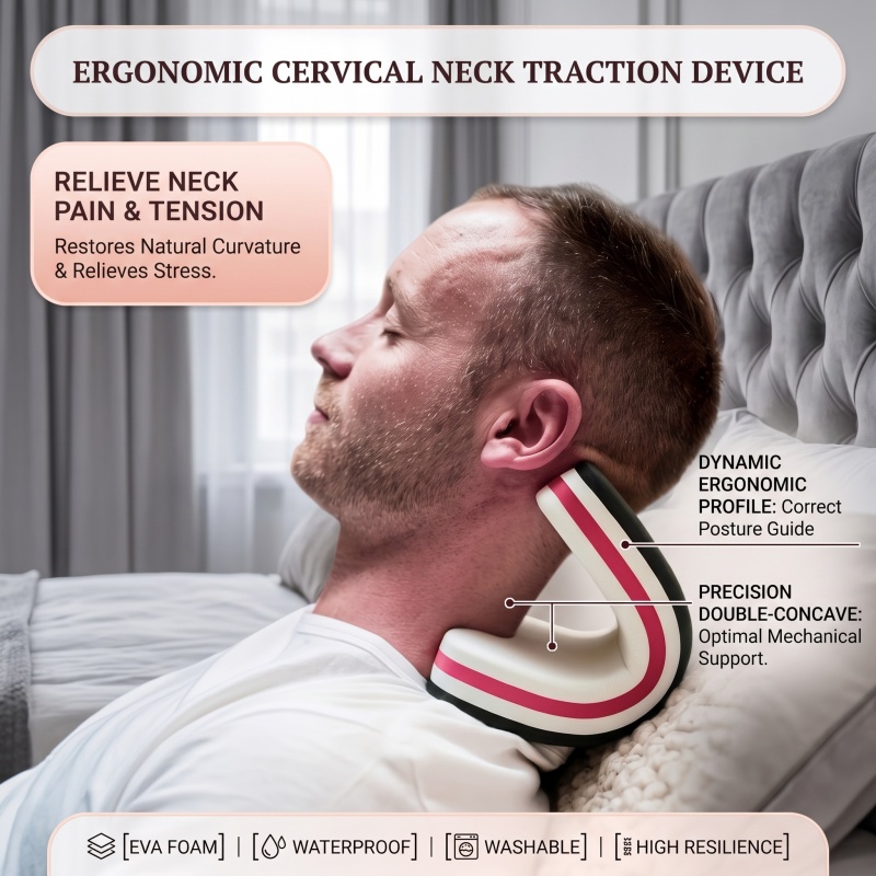 New Design Neck and Shoulder R - Neck Traction Pillow review and price