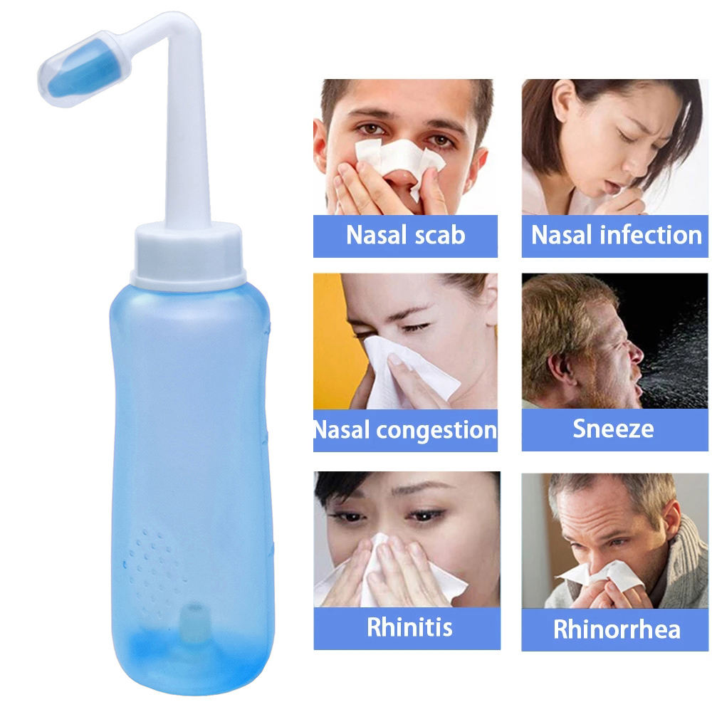Nose Wash Cleaner Bottle 300ml - Neti Pot Nasal Rinse review and price
