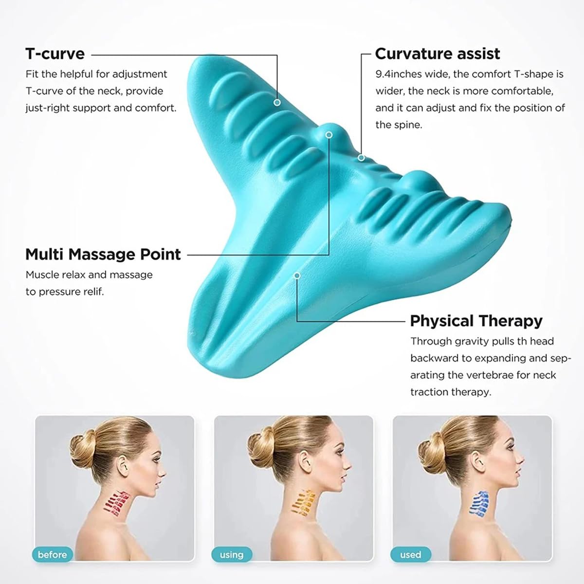 Neck and Shoulder Relaxer, Cer - Neck Traction Pillow review and price