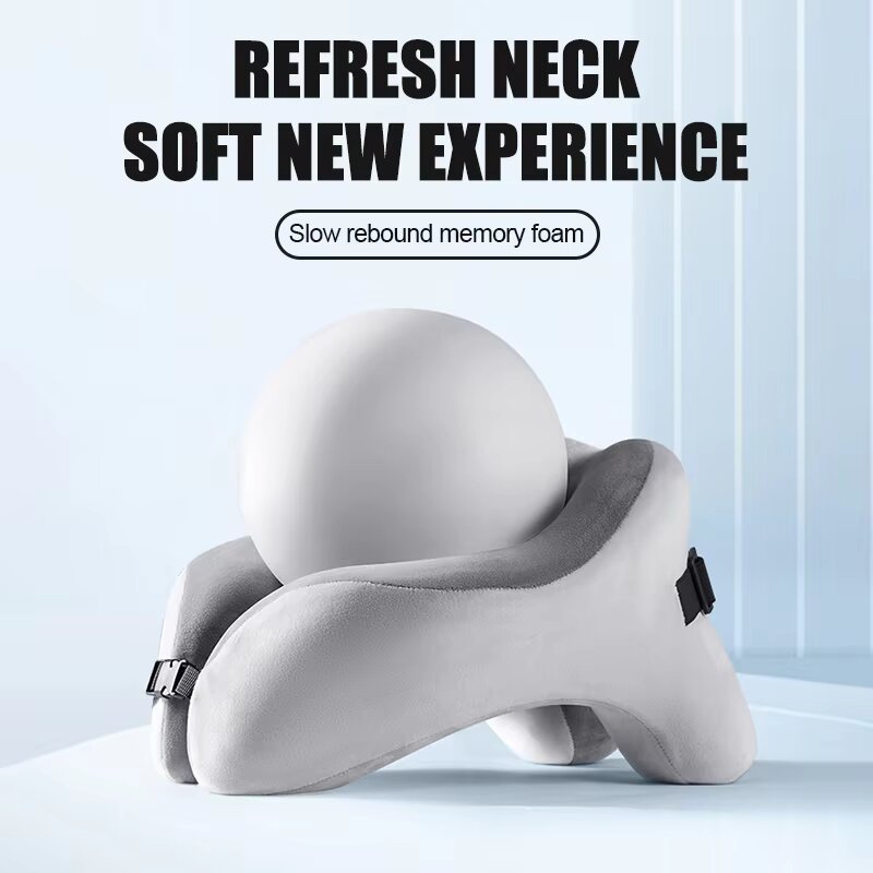 Memory Foam U‑Shape Neck Pillo - Neck Traction Pillow review and price