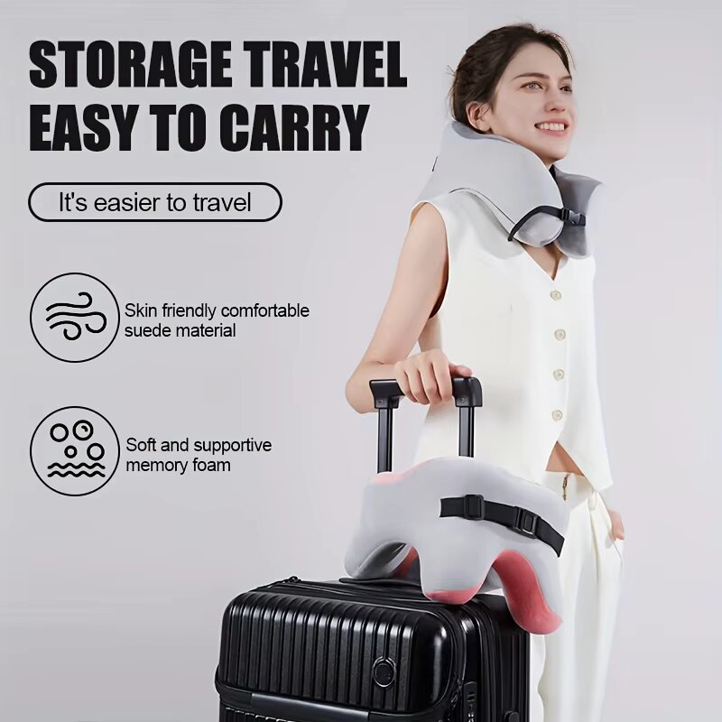 Memory Foam U‑Shape Neck Pillo - Neck Traction Pillow review and price