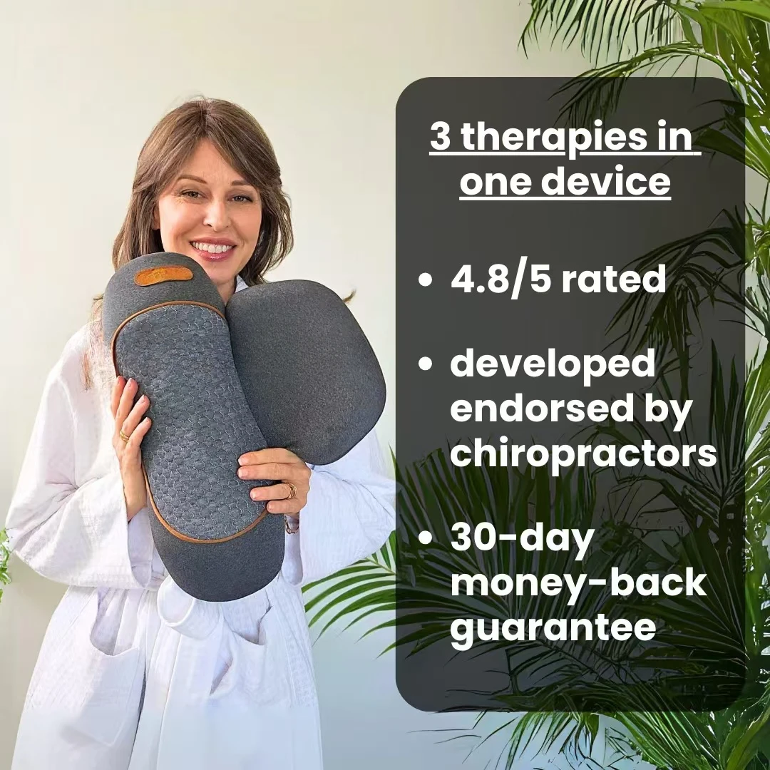 COSSEAL-3-in-1 Neck Massager C - Neck Traction Pillow review and price