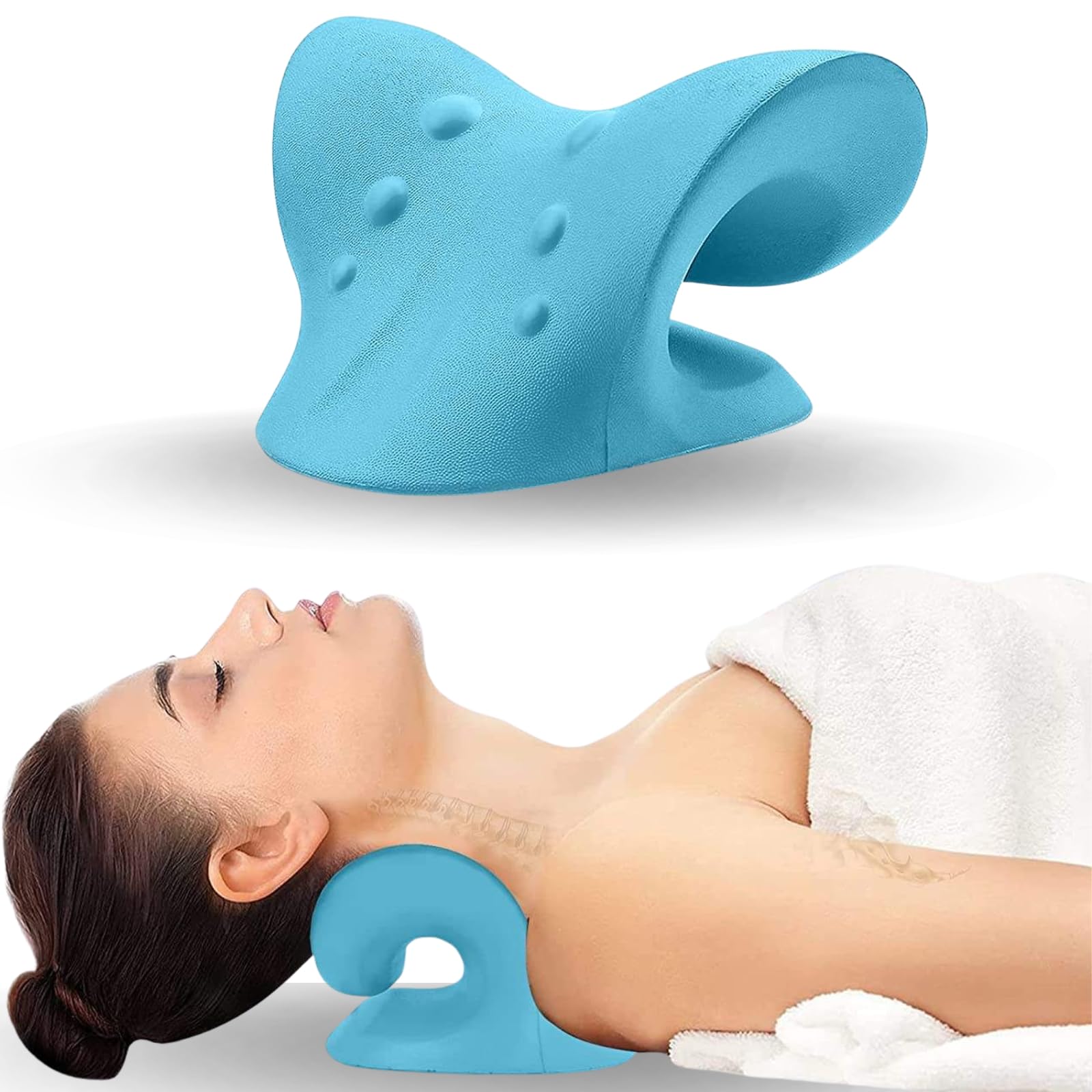 Neck And Shoulder Relaxer Cerv - Neck Traction Pillow review and price