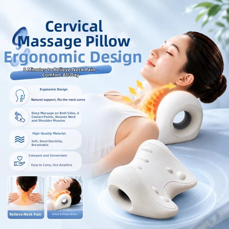 [CO]Ergonomic Neck And Shoulde - Neck Traction Pillow review and price